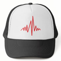 drum beat music trucker hats