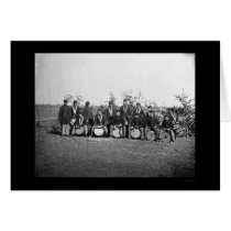 Drum Corps Infantry in Falmouth, VA 1863 cards