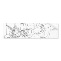 Drum Dance bumper stickers by thedustyphoenix Drum Dance bumper stickers