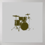drum for walls, musical print