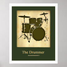 Drum for walls print