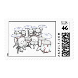 Drum Kit (black & white) - Stamp Book (med)