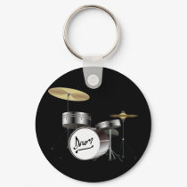 Drum Kit keychains by Music_To_My_Ears Drum Kit keychains