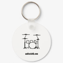 Drum Kit keychains by audiocloth Drum Kit keychains