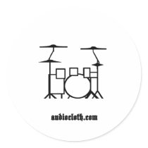 Drum Kit stickers by audiocloth Drum Kit stickers