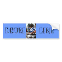 Drum Line Bumper Sticker bumper stickers by SjStevenson Drum Line Bumper Sticker bumper stickers