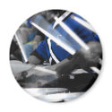 Drum Line Colorized Magnet by SjStevenson Drum Line Colorized Magnet