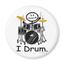 Drum Refrigerator Magnets