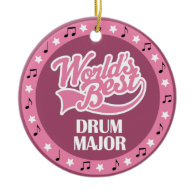 Drum Major Gift For Her Ornaments