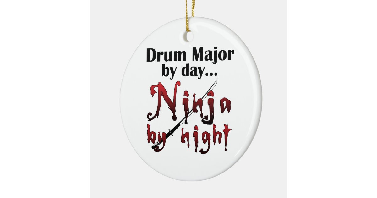 drum major ninja ceramic ornament zazzle drum major ninja ceramic ornament zazzle