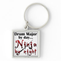 Drum Major Ninja Keychain