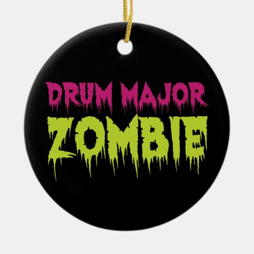 drum major zombie christmas ornaments drum major zombie christmas ornaments