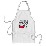 drum on aprons