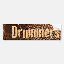 Drum or Drummer Bumper Sticker