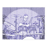 Drum or Drummer Postcard
