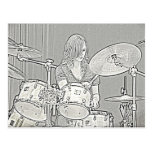 Drum or Drummer Postcard