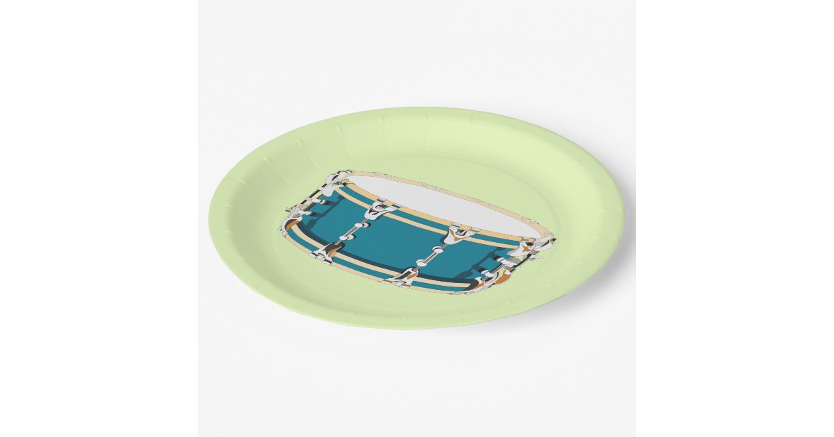 Drum Paper Plates Zazzle