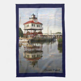Drum Point Lighthouse kitchentowel