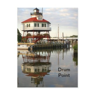 (Drum Point Lighthouse postcard