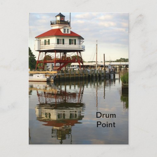 (Drum Point Lighthouse postcard