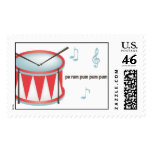 Drum - Red stamps