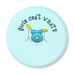 Drum Set - Blue Magnets