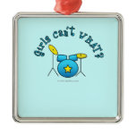 Drum Set - Blue Ornament