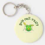 Drum Set - Green Key Chains