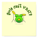 Drum Set - Green Posters