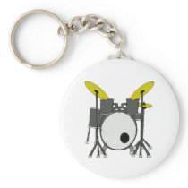 Drum Set Key Chains