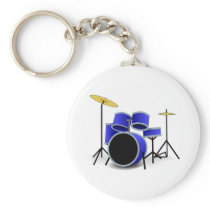 Drum Set Keychain