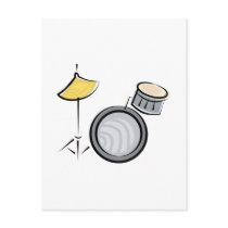 Drum Set postcards by shopaholicchick Drum Set postcards
