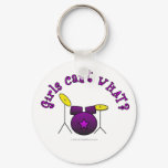View more Drum Set - Purple Keychains personalized gift ideas for girls Drum Set - Purple Keychains