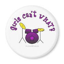 Drum Set - Purple magnets