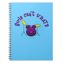 Drum Set - Purple Notebook