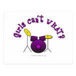 Drum Set - Purple Post Cards