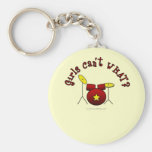 Drum Set - Red Keychains
