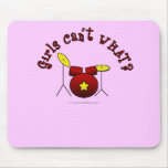 Drum Set - Red Mouse Pads
