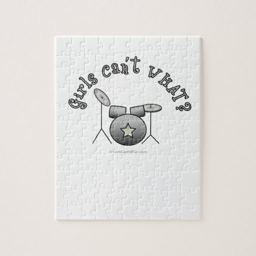 Drum Set - Silver Jigsaw Puzzle