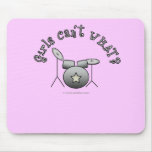 Drum Set - Silver Mousepad