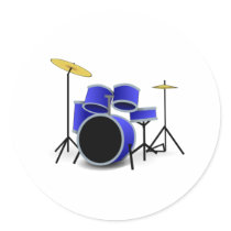 Drum Set Sticker
