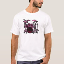 drum set t-shirts by visuwall drum set t-shirts
