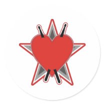 Drum Stick Tattoo stickers