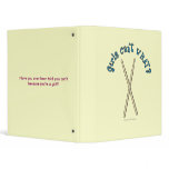 Drum Sticks Vinyl Binder