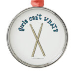 Drum Sticks Christmas Tree Ornament