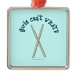 Drum Sticks Christmas Tree Ornaments