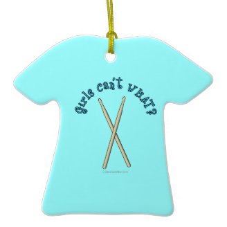 Drum Sticks Christmas Tree Ornaments