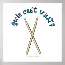 Drum Sticks Poster