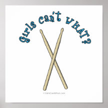 Drum Sticks Poster