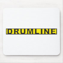 Drumline Crime Scene Tape mousepads